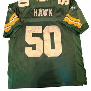 Green Bay Packers  Hawks and Football Jersey NFL #50 size 50